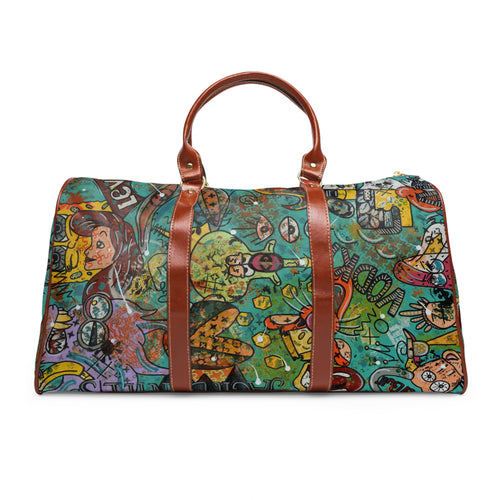 Art loves chaos. - Waterproof Travel Bag